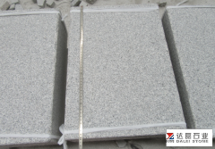 G603 Paving Granite Steps Stone Cubrstone Grey Color 6 Sides Flamed