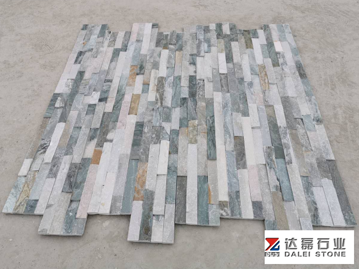 Green Color Slate Tiles Culture Stone Tiles