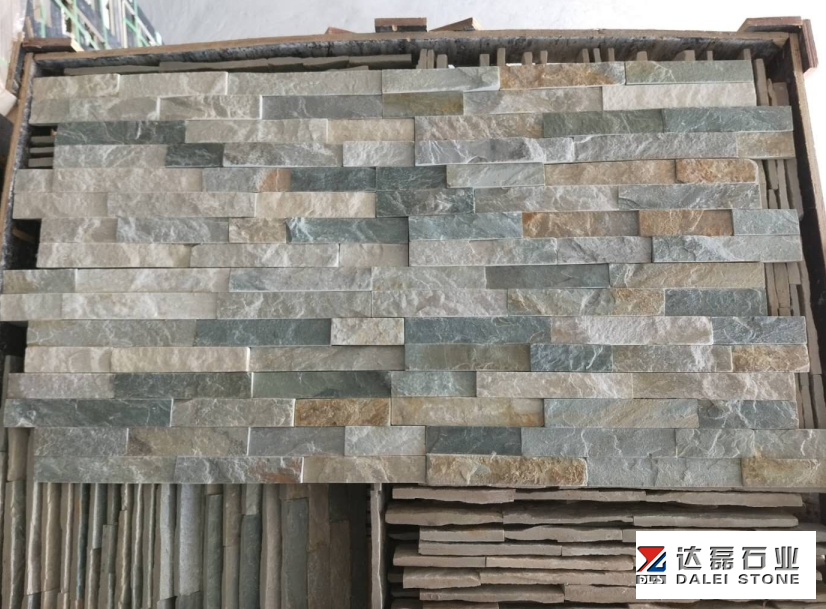 Green Color Slate Tiles Culture Stone Tiles