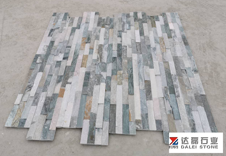 Green Color Slate Tiles Culture Stone Tiles
