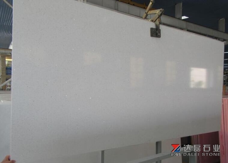 Crystal White Quartz Big Slabs Engineer Stone