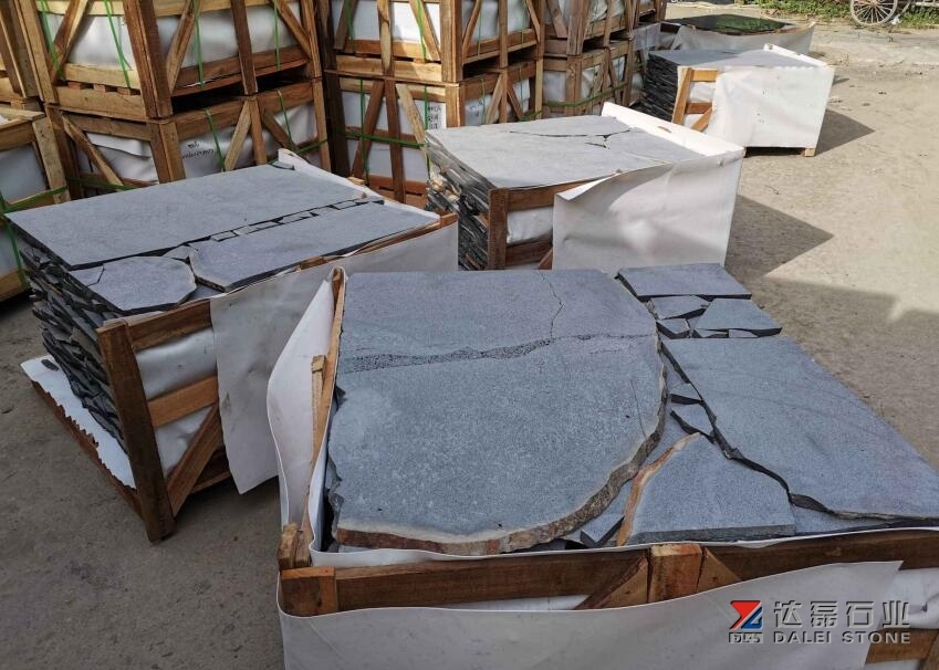 Blue Basalt Blue Stone Crazy Pavers Top Grinding #200 #200