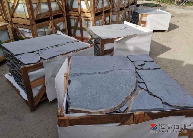 Blue Basalt Blue Stone Crazy Pavers Top Grinding #200 #200