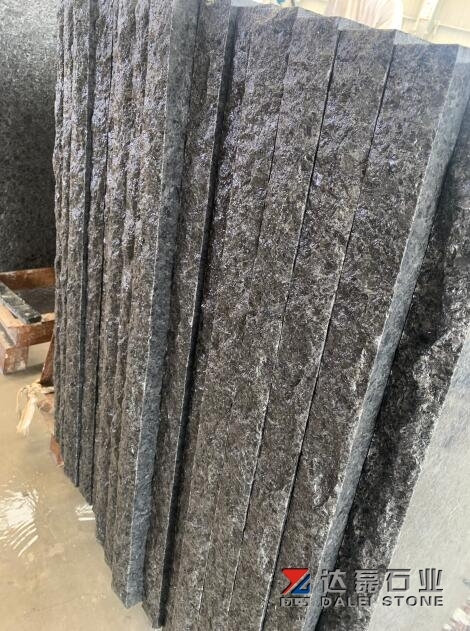Angola Black Absolutly black Flamed And Brush Fours Side Natural Finish Way