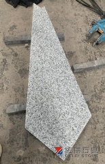 G603 White Granite Irregular Steps Stairs Cutting