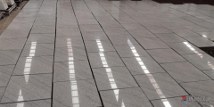 Ink White Granite Tiles Polished For Project