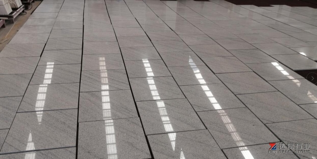 Ink White Granite Tiles Polished For Project