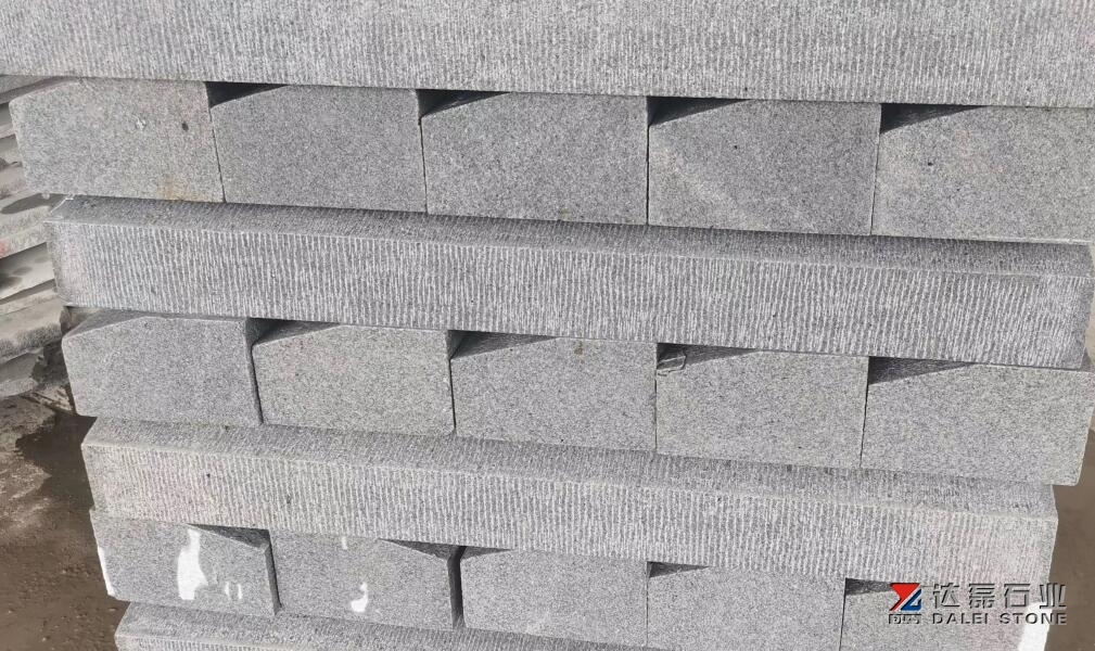 G633 Granite Grey Color Paving Stone Flame Finish