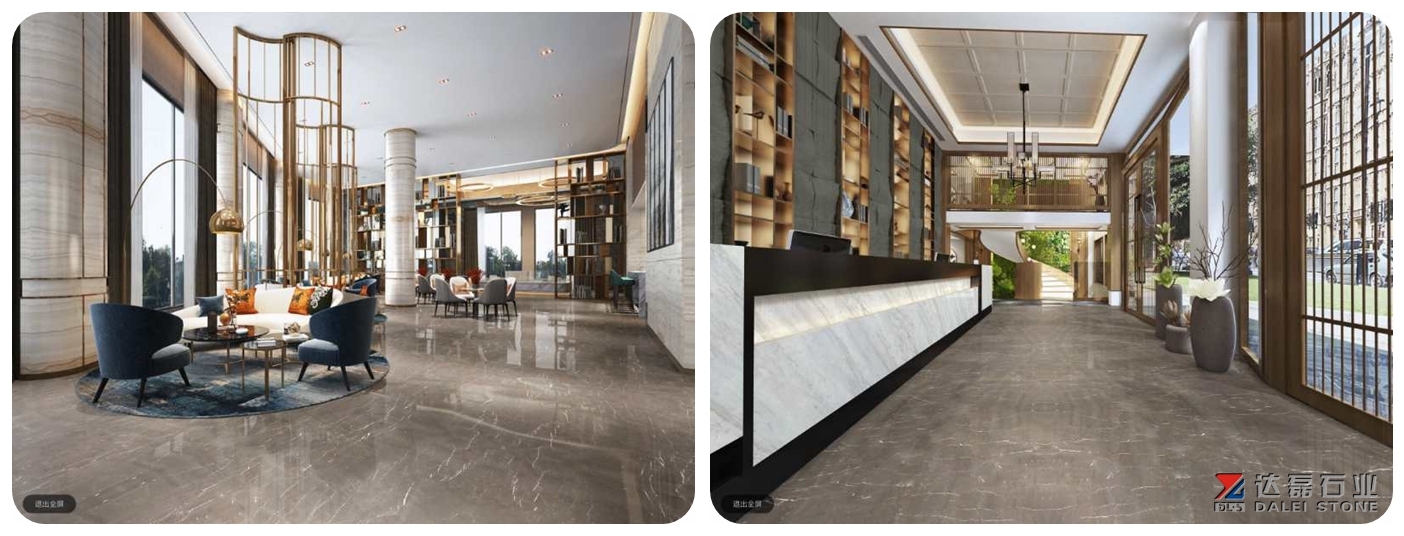 Austin Grey Marble Big Slab in our stock Quantity 269 M2