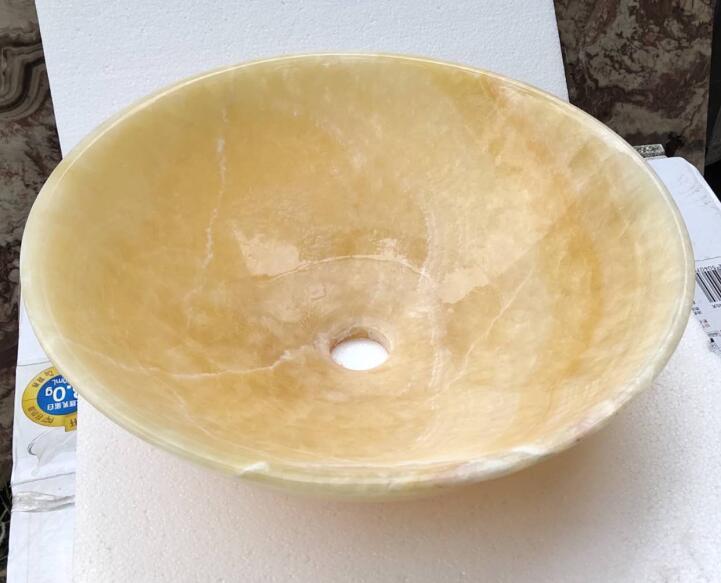 Honey Onyx Wash Basin Sink