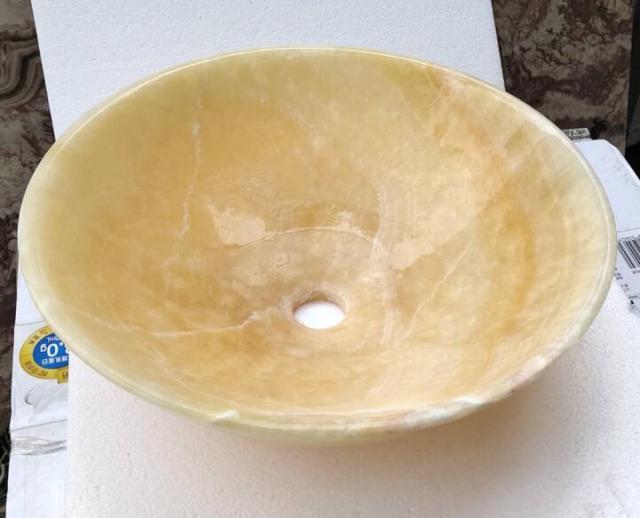 Honey Onyx Wash Basin Sink