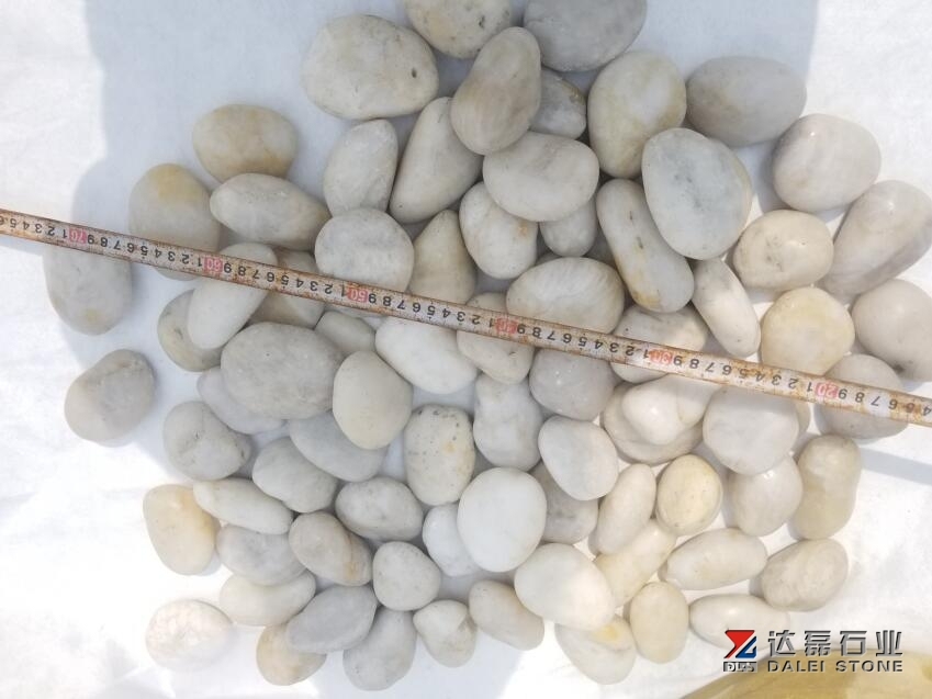 White Color Pebble Stone Polish 8-10 hours