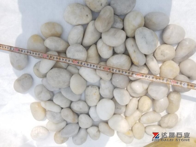 White Color Pebble Stone Polish 8-10 hours