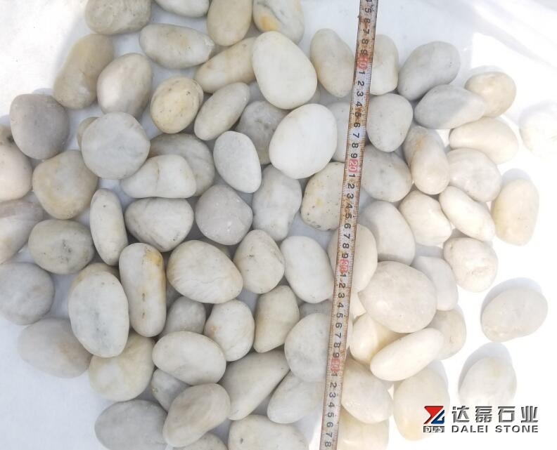 White Color Pebble Stone Polish 8-10 hours