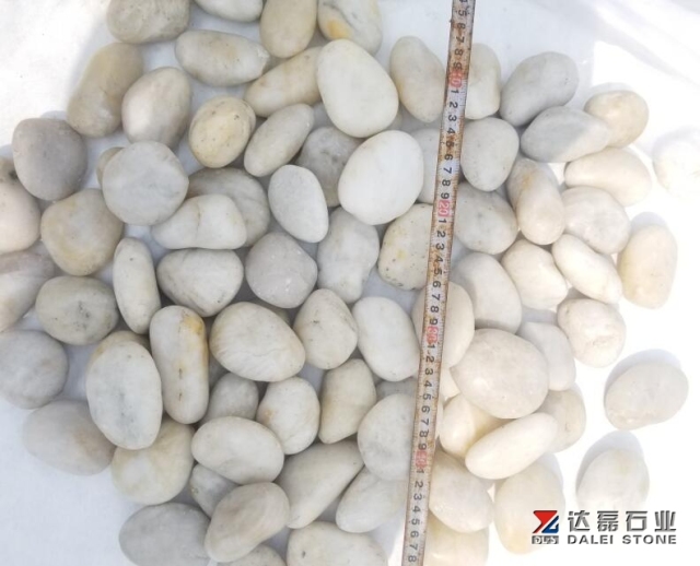 White Color Pebble Stone Polish 8-10 hours
