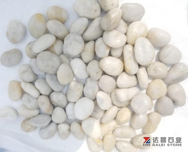 White Color Pebble Stone Polish 8-10 hours