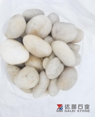 White Color Pebble Stone Polish 8-10 hours
