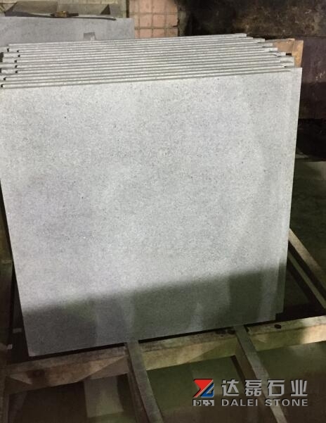 Padang Dark G654 Flamed Tiles Dark Grey Granite