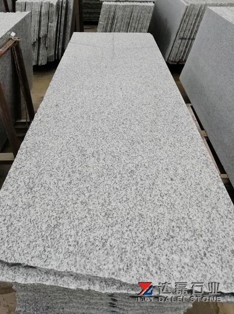 Jilin White Granite Flamed Slab