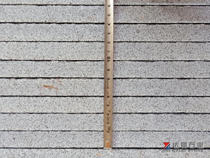 Padang Dark G654 Flamed Brush Tiles Size 600 x 600 x 30 mm