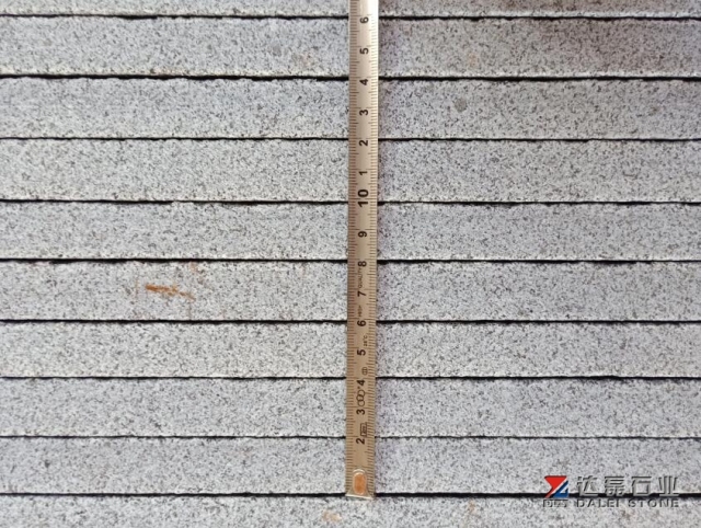 Padang Dark G654 Flamed Brush Tiles Size 600 x 600 x 30 mm