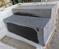 Bullnose Tiles Black Basalt Blue Basalt Saw Cutting With Cat Paw