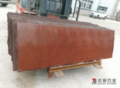 Popular Dyed Red Granite Small Slabs Polished