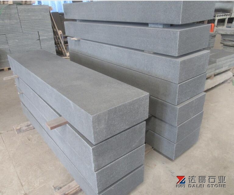 Dark Grey Dark Black G36 Paving Stone 4 Sides Flamed waterproof Dry