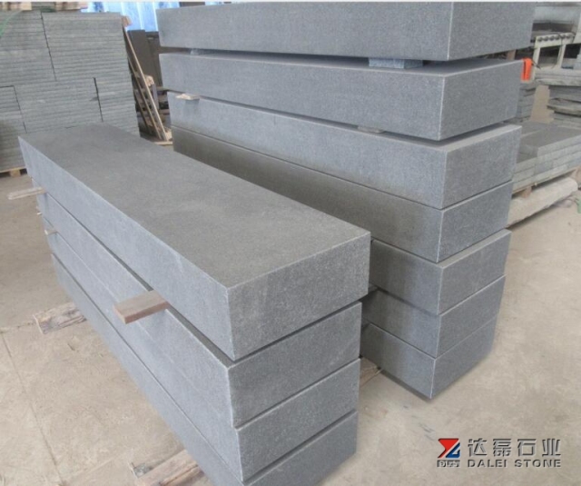 Dark Grey Dark Black G36 Paving Stone 4 Sides Flamed waterproof Dry
