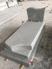 G603 Bianco Grey Granite Tombstone Monument Israel Style