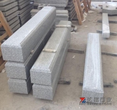 G603 Bianco Grey Granite Tombstone Monument Israel Style