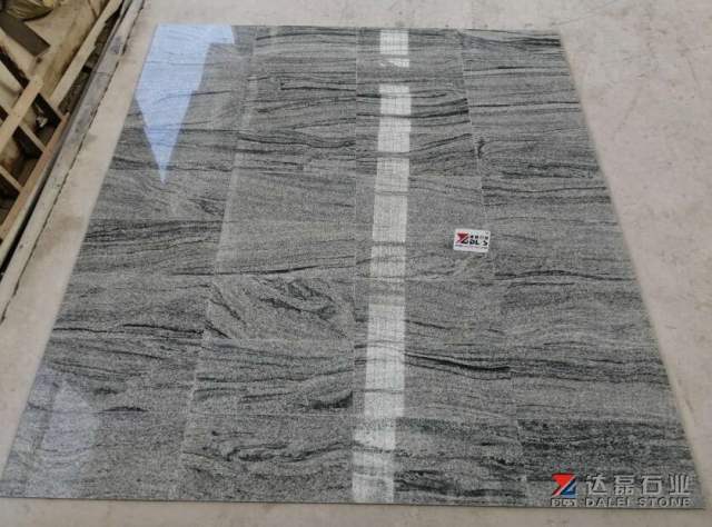 China Juparana Tiles Polished Sea Wave Tiles