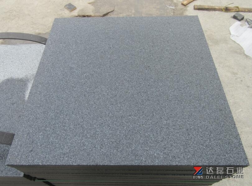 New Pangda Dark New G654 Flamed Tiles