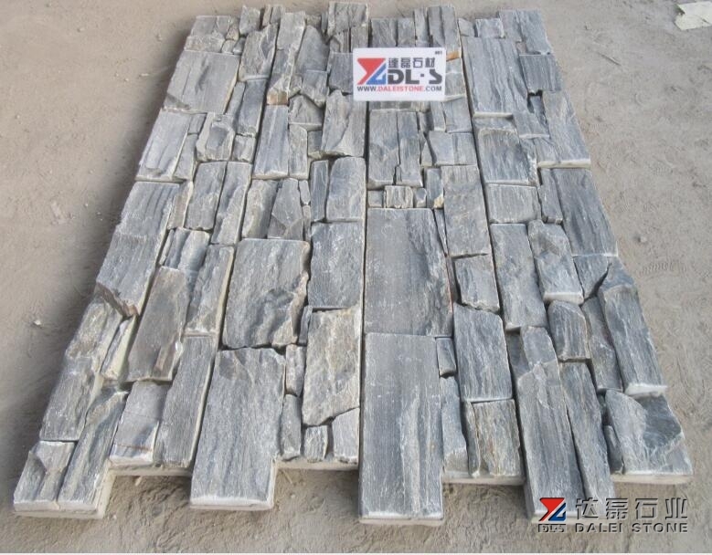 Grey Color Slate Tiles Culuture Stone Ledger Panels