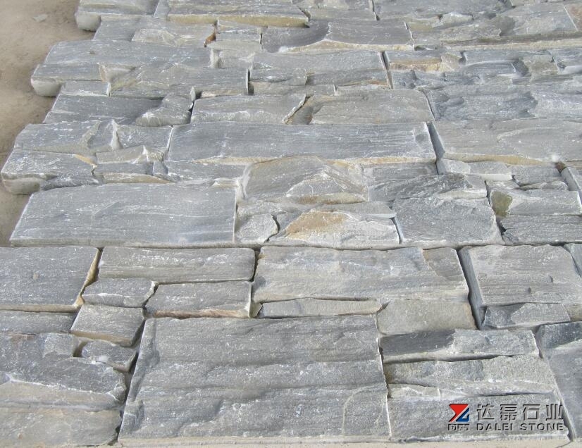 Grey Color Slate Tiles Culuture Stone Ledger Panels