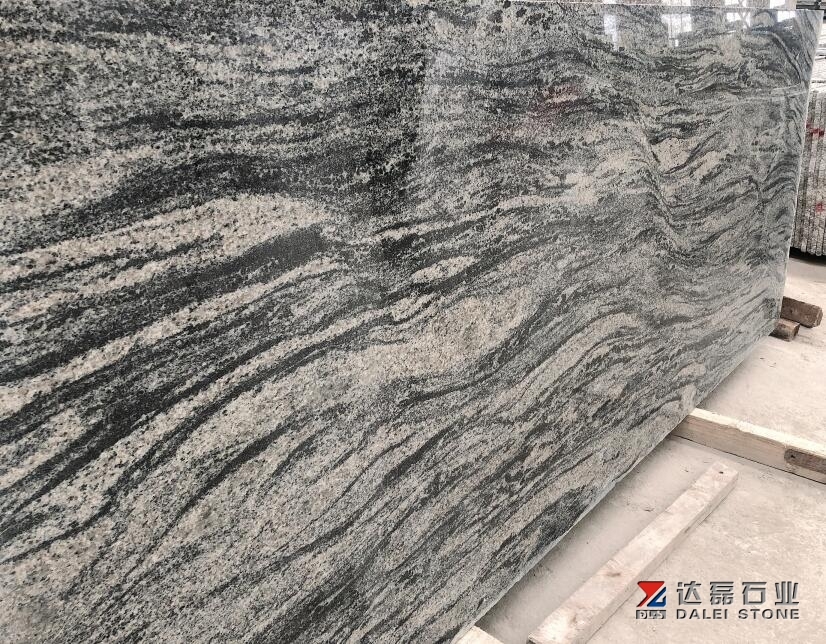China Juparana Big Slabs Monument Material Regular Lines