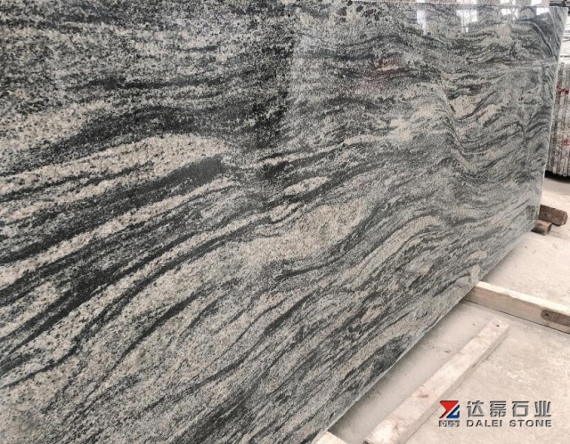 China Juparana Big Slabs Monument Material Regular Lines