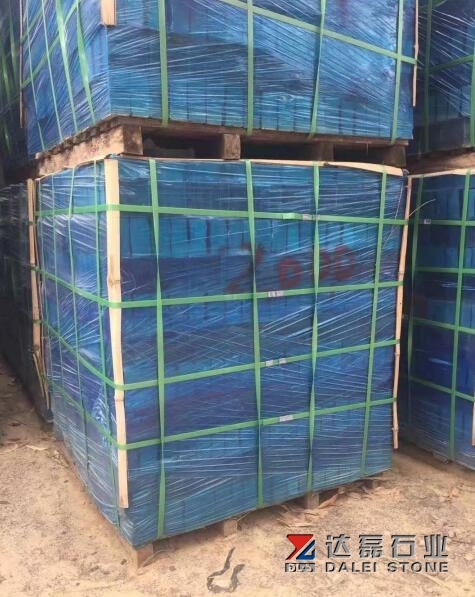 Black Basalt Cube Stone Double Sides Natural Split Finish Way
