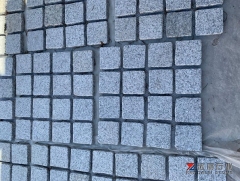 G603 Mesh Paver Cube Stone Flamed Finish Way