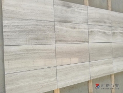 White Wooden Marble Tiles Polished and Honed