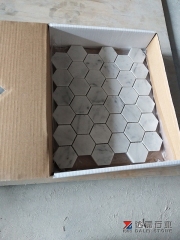 White Carrara Mosaic Tile Marble Mosaic Tile Dalei Stone