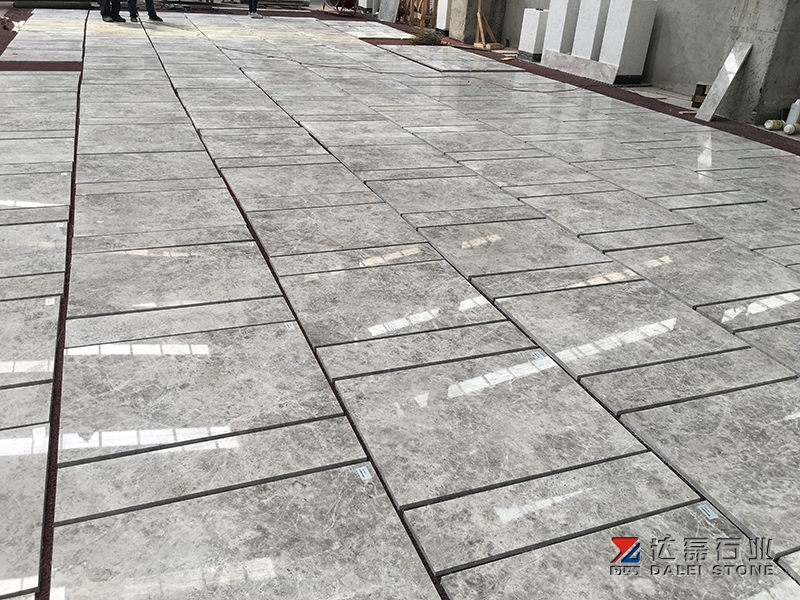 New Castle Grey Marble Tile Polished Marble Tile Dalei Stone