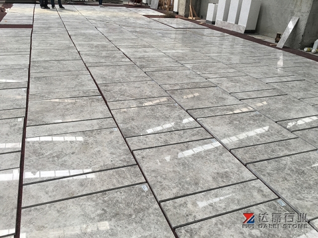 New Castle Grey Marble Tile Polished Marble Tile Dalei Stone
