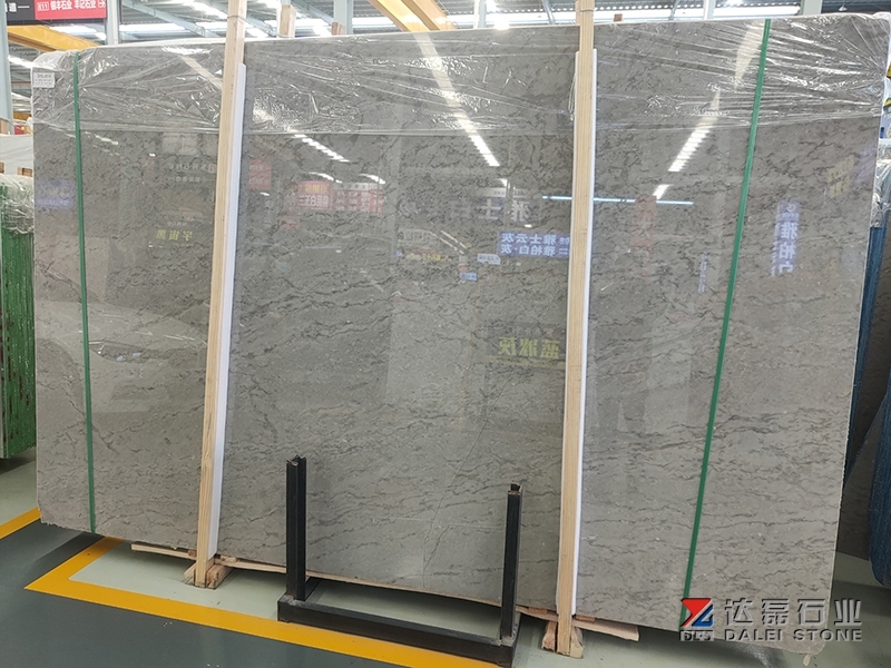 Peony Grey Marble Slab Polished Grey Marble Dalei Stone