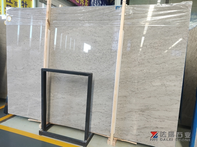 Peony Grey Marble Slab Polished Grey Marble Dalei Stone