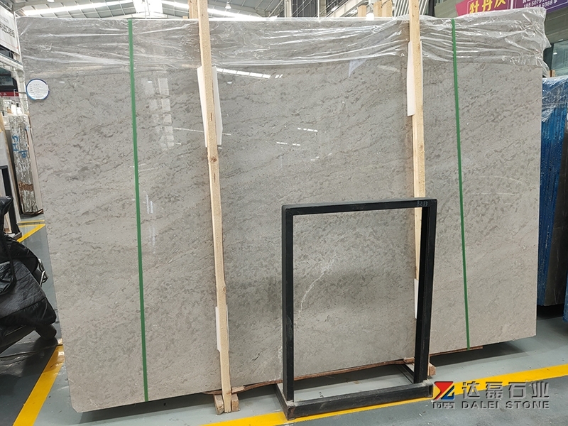 Peony Grey Marble Slab Polished Grey Marble Dalei Stone