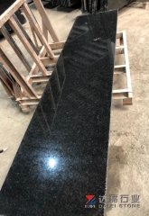 Silver Black Granite Angola Black Polished Small Slabs