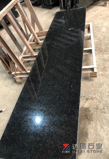 Silver Black Granite Angola Black Polished Small Slabs