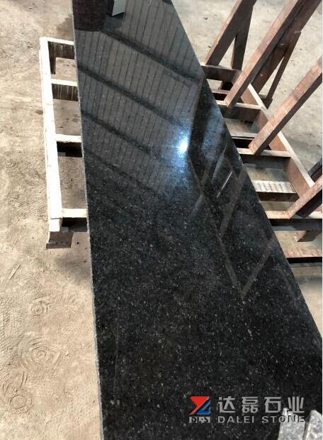Silver Black Granite Angola Black Polished Small Slabs