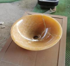 Honey Onyx Orange Color Basins Sinks China Onyx